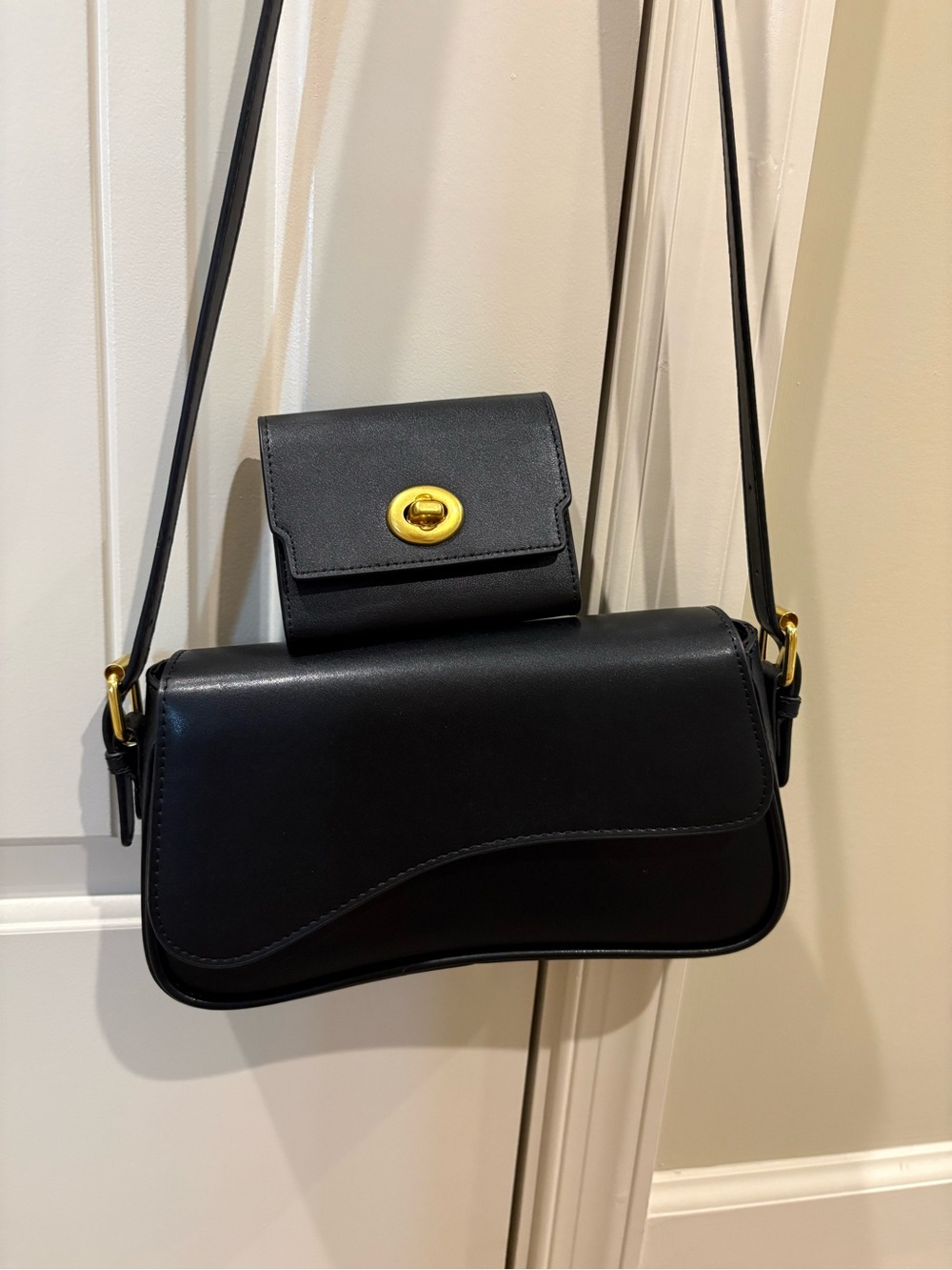 Shoulder Bag & Mini Wallet Set